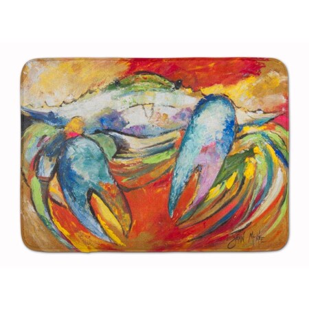 Carolines Treasures Blue Crab Machine Washable Memory Foam Mat JMK1109RUG